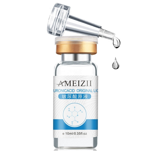 AMEIZII Snail Essence Hyaluronic Acid Serum Moisturizing Whitening Lifting Firming Essence Anti-Aging Face Skin Care Repair 1Pcs