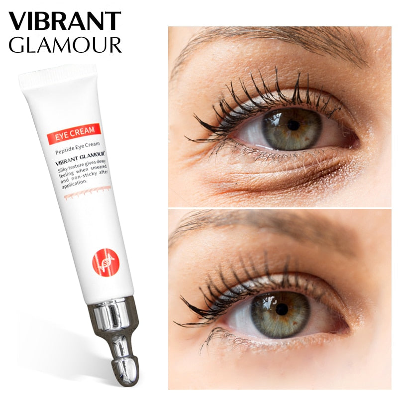 VIBRANT GLAMOUR  Eye Cream Peptide Collagen Anti-Wrinkle Anti-aging Remover Dark Circles Eye Care Against Puffiness And Bags
