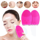 Face Cleaning Mini Electric Massage Brush Washing Machine Waterproof Silicone Cleansing Tools